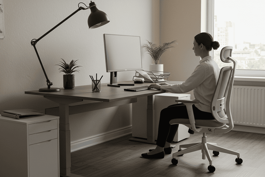 Design ergonômico no escritório para produtividade