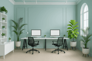 Impacto do design do espaço de trabalho na eficiência